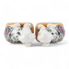 Danny's Fine Porcelain Pair Dogs-Rose Medallion