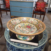 Danny's Fine Porcelain Fruit Bowl Rose Medallion 12-Inch – Rose Medallion Porcelain Pedestal Bowl