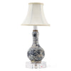 Danny's Fine Porcelain Blue & White Lamp with Acrylic Base (classic)