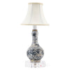 Danny's Fine Porcelain Blue & White Lamp with Acrylic Base (classic)