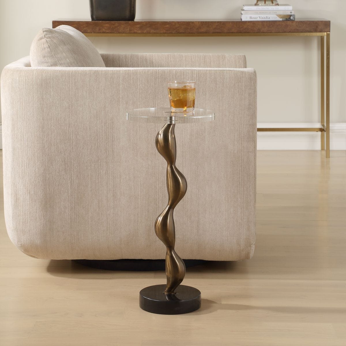 Uttermost Remolino Drink Table - CLOSEOUT