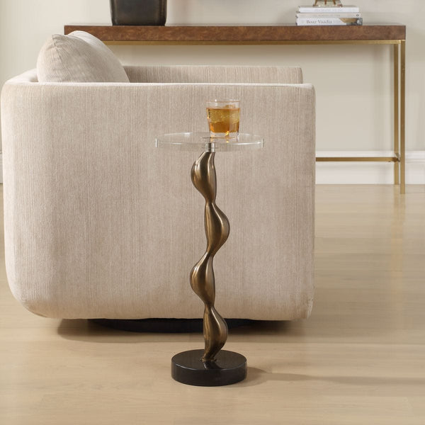 Uttermost Remolino Drink Table - CLOSEOUT