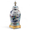 Danny's Fine Porcelain 34h X 19d Garden Jar Lamp - Gold Base