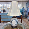 Danny's Fine Porcelain Blue & White Lamp-Floral (classic) 320-12-Be