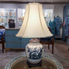 Danny's Fine Porcelain Blue & White Lamp-Floral (classic) 320-12-Be