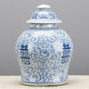Danny's Fine Porcelain Blue & White- Double Happiness Ginger Jar (classic)