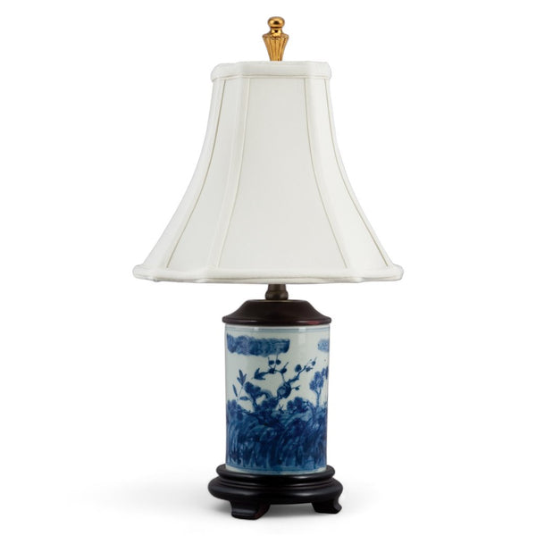 Danny's Fine Porcelain Blue & White Lamp-Floral(classic)(320-10-Be)