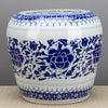 Danny's Fine Porcelain Blue & White Garden Stool-Floral