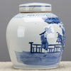 Danny's Fine Porcelain Blue & White Bulb Lidded Jar (classic)
