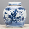 Danny's Fine Porcelain Blue & White Bulb Lidded Jar (classic)