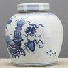 Danny's Fine Porcelain Blue & White Bulb Lidded Jar (classic)