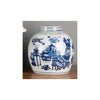 Danny's Fine Porcelain Blue & White Bulb Lidded Jar (classic)