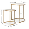 Uttermost Lindon Nesting Tables, S/2 - CLOSEOUT