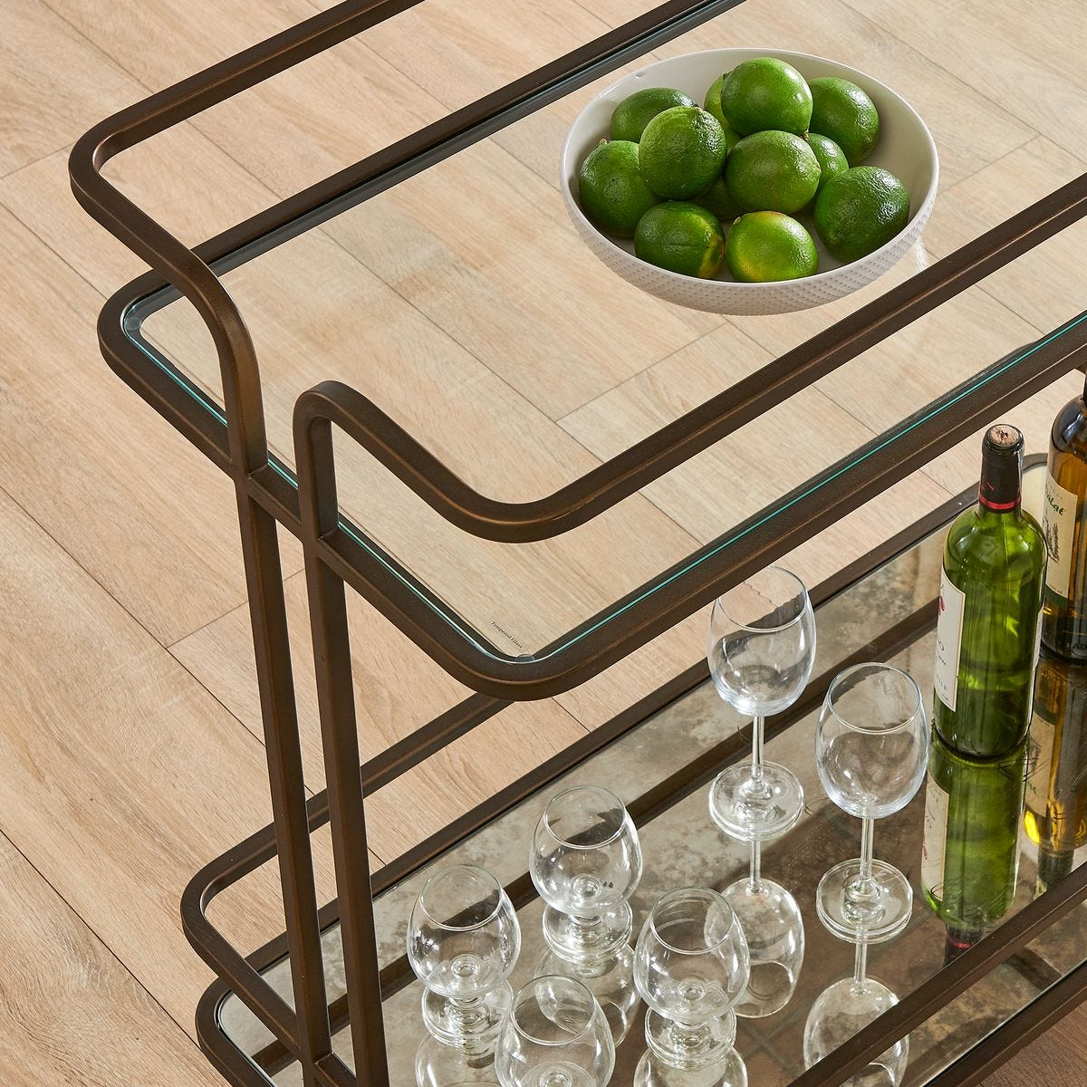 Uttermost Erivo Bar Cart - CLOSEOUT
