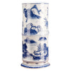 Danny's Fine Porcelain Blue & White Porcelain Bamboo Shaped Vase