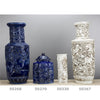 Danny's Fine Porcelain Porcelain Carved Vase - White Floral (classic)