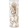 Danny's Fine Porcelain Porcelain Carved Vase - White Floral (classic)