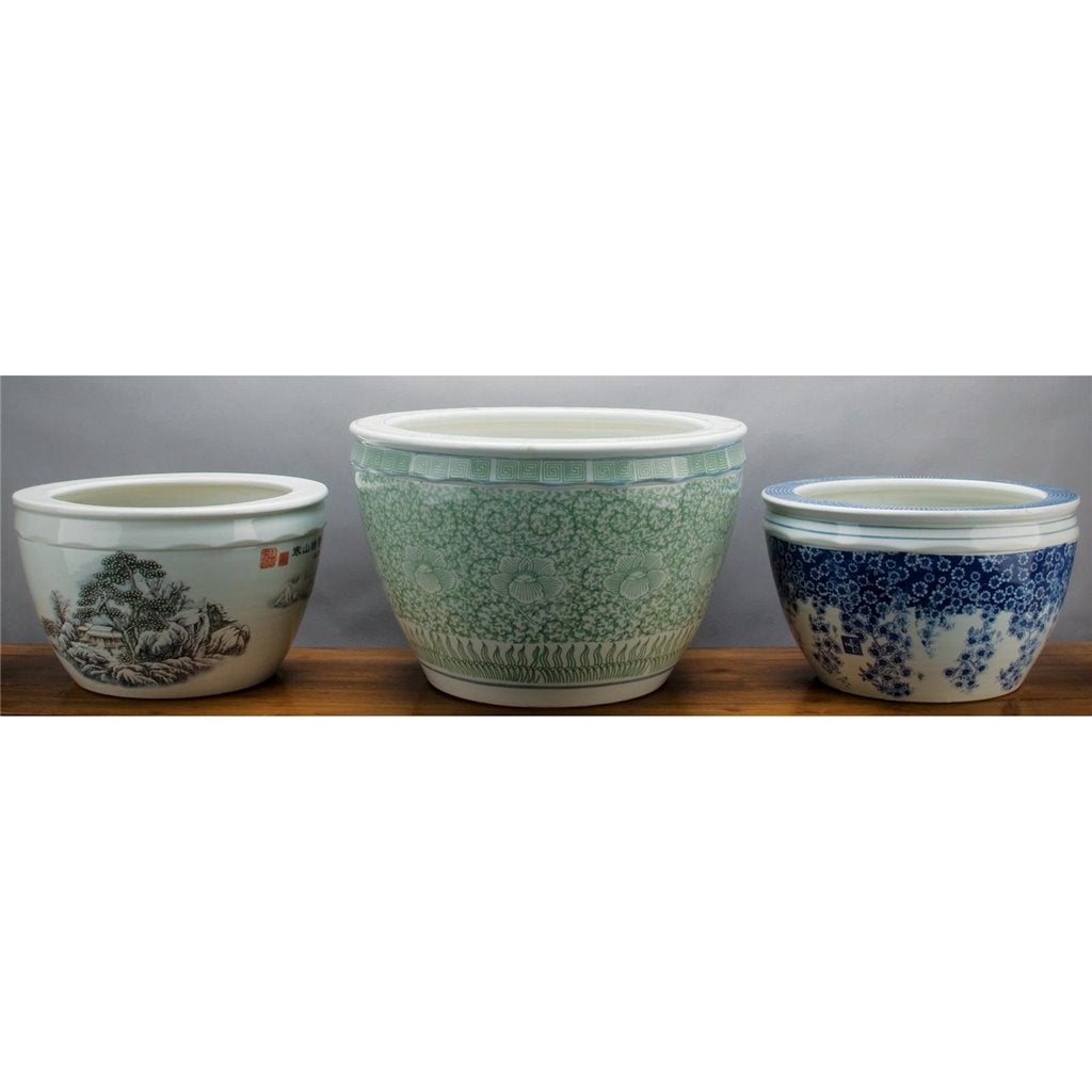 Danny's Fine Porcelain 16d X 10 Fishbowl-Snow Scene