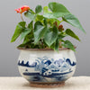 Danny's Fine Porcelain Round Basin- Classic Blue & White