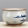 Danny's Fine Porcelain Round Basin- Classic Blue & White