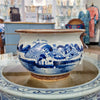 Danny's Fine Porcelain Round Basin- Classic Blue & White
