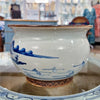 Danny's Fine Porcelain Round Basin- Classic Blue & White