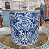 Danny's Fine Porcelain Round Bucket- Classic Blue & White