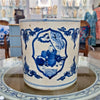 Danny's Fine Porcelain Round Bucket- Classic Blue & White