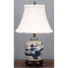 Danny's Fine Porcelain Small Ball Jar Lamp - Classic Blue & White
