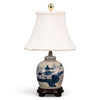 Danny's Fine Porcelain Small Ball Jar Lamp - Classic Blue & White
