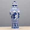 Danny's Fine Porcelain Hexagonal Jar - Blue & White