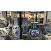 Danny's Fine Porcelain Hexagonal Vase Blue & White