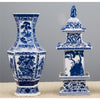 Danny's Fine Porcelain Hexagonal Vase Blue & White