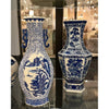 Danny's Fine Porcelain Porcelain Scallop Shape Vase-Blue & White