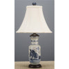 Danny's Fine Porcelain Classic Porcelain Vase Lamp -Blue & White Kirin(320-12-Be)