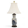 Danny's Fine Porcelain Classic Porcelain Vase Lamp -Blue & White Kirin(320-12-Be)