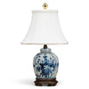 Danny's Fine Porcelain Blue & White Bulb Jar Lamp (317-10-Be) Loc:[009-20]