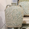 Danny's Fine Porcelain Carved Flat Vase-Dragon