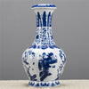 Danny's Fine Porcelain Blue & White Scallop Vase