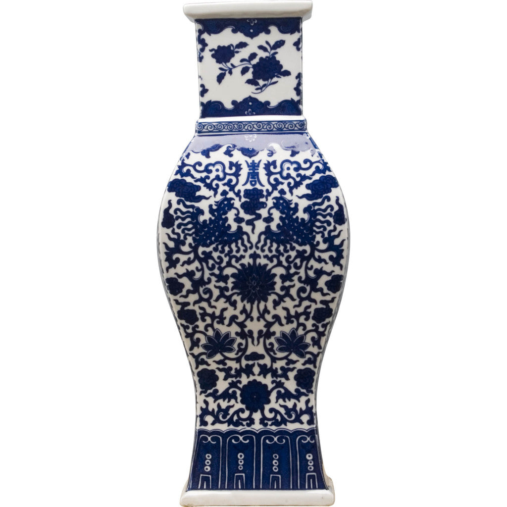 Danny's Fine Porcelain Rectangular Vase Vase