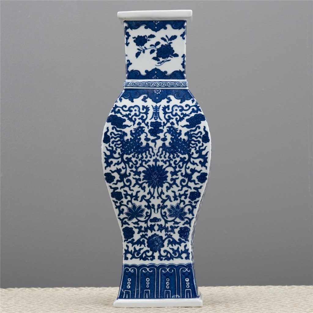 Danny's Fine Porcelain Rectangular Vase Vase
