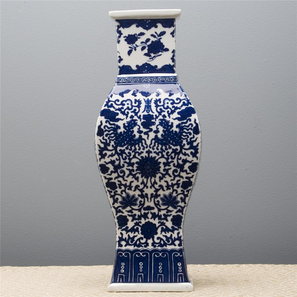 Danny's Fine Porcelain Rectangular Vase Vase