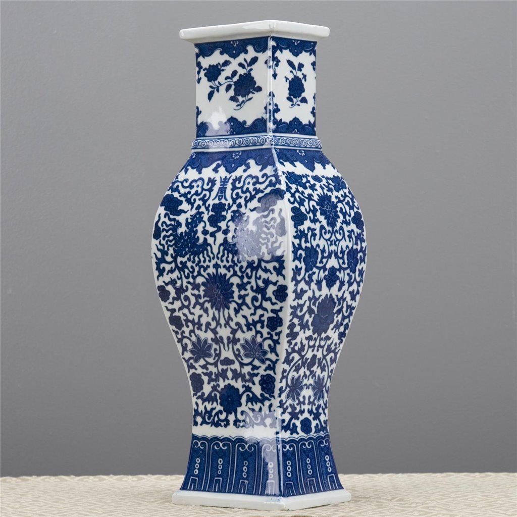 Danny's Fine Porcelain Rectangular Vase Vase