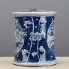 Danny's Fine Porcelain Blue & White Lidded Box Ducks and Lotus