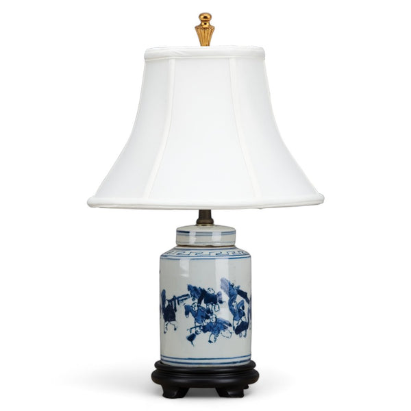 Danny's Fine Porcelain Blue & White Tea Caddy Lamp