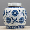 Danny's Fine Porcelain Blue & White Lidded Jar Hei Circle