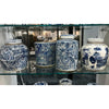 Danny's Fine Porcelain Blue & White Tea Caddy -Rolling Petal