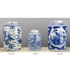 Danny's Fine Porcelain Blue & White Tea Caddy -Rolling Petal