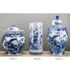 Danny's Fine Porcelain Blue & White Large Temple Jar