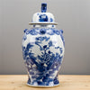 Danny's Fine Porcelain Blue & White Large Temple Jar